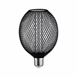 Źródło światła LED METALLIC GLOW GLOB czarny Spiral E27 4,2W 200lm 1800K 230V - Żarówki LED - miniaturka - grafika 2
