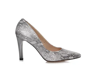 Czółenka Toscanio KO 274 srebrne, 36 - Czółenka - miniaturka - grafika 1