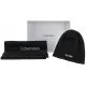 Czapki damskie - Zestaw Szalik i Czapka Basic Wool Beanie+Scarf CK Black K50K507552 BAX (CK160-a) Calvin Klein - miniaturka - grafika 1