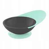 Miseczki i talerzyki dla dzieci - Boon, Miska, Mint/Grey, 9m+ - miniaturka - grafika 1