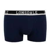 Majtki męskie - LONSDALE Bokserki Męskie Granatowe1 Sztuka 20029 Rozmiar XXL - miniaturka - grafika 1