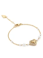 Bransoletki - Guess Bransoletka JUBB06 009JW Złoty - miniaturka - grafika 1