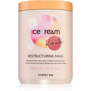 Inebrya Keratin maseczka rewitalizująca z keratyną 1000 ml - Maski do włosów - miniaturka - grafika 1