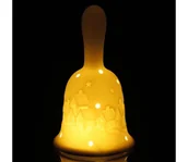 Ozdoby bożonarodzeniowe - LED Dekoracja świąteczna LED/2xLR44/ciepła biel dzwon - miniaturka - grafika 1