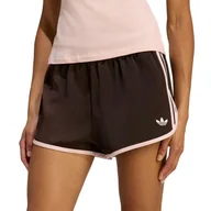 Spodnie sportowe damskie - Spodenki damskie adidas Originals 3-Stripes Sprinter KC9006 - brązowe - miniaturka - grafika 1