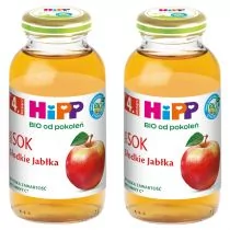 Hipp Sok 100% słodkie jabłka po 4. miesiącu zestaw 2 x 200 ml Bio - Soki i herbatki dla dzieci - miniaturka - grafika 1