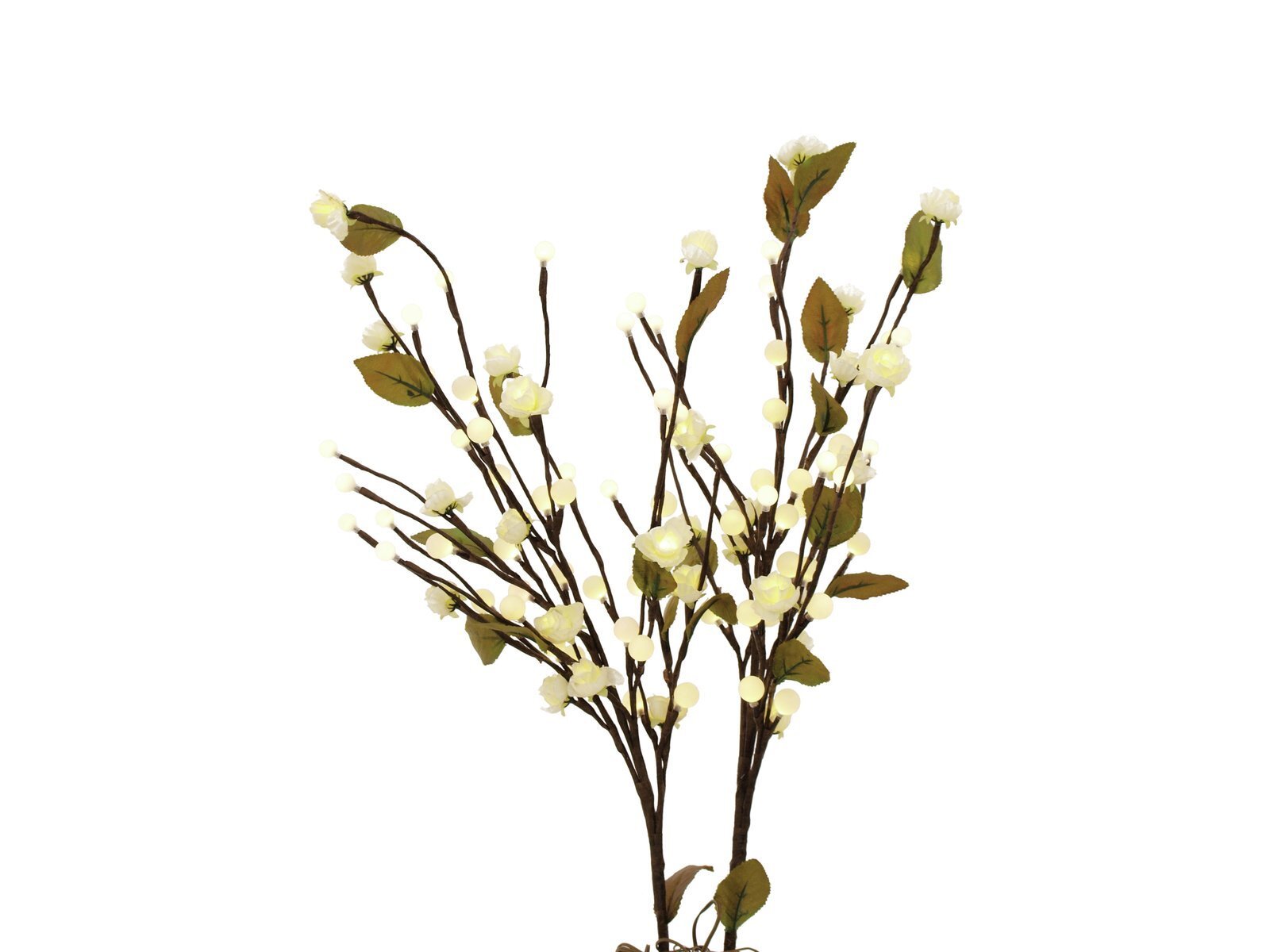 Europalms Euro Palms 83330310 Kamelia-bogen z diodami LED, 50 cm, biały 83330310