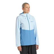 Kurtki damskie - Damska kurtka przeciwdeszczowa Jack Wolfskin WEILTAL 2L JKT W Ice Blue - XS - miniaturka - grafika 1