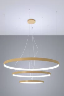 Żyrandol wiszący koła Rio TH.269 Thoro LED 150W 4000K modern złoty - Lampy sufitowe - miniaturka - grafika 1