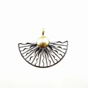 Zawieszki - Zawieszka srebrna - Promienie słońca - miniaturka - grafika 1