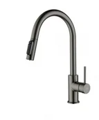 Baterie kuchenne - Bateria stojąca BLUE WATER Diana Plus Grafit (Gun Metal) (Window) - miniaturka - grafika 1