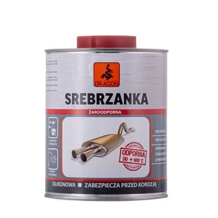 DRAGON Srebrzanka żaroodporna 0,75 l metal - Farby olejne i specjalne - miniaturka - grafika 1