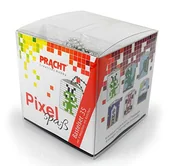 Breloczki dla dzieci - Pracht Creatives Hobby P90073-63501 Zestaw do zabawy 35 dla dzieci, prosty system wtykowy z małymi kamieniami z bioplastu do zaprojektowania 6 breloków (medalionów), bez prasowania i klejenia - miniaturka - grafika 1