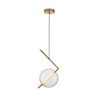 Lampy sufitowe - Lampa wisząca AMORE - 1 LED złota 24 cm - ST-8869P-1 - Step Into Design - miniaturka - grafika 1