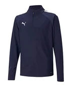 Bluzy dla dziewczynek - PUMA Bluza dziecięca Teamliga 14 Zip Top Jr - miniaturka - grafika 1