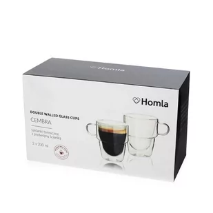Zestaw szklanek z podwójną ścianką HOMLA CEMBRA 200 ml - 2 szt. - Filiżanki - miniaturka - grafika 2