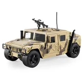 Samochody i pojazdy dla dzieci - Anek SAMOCHÓD WOJSKOWY ŚWIATŁO I DŹWIĘK HMMWV WY610B - miniaturka - grafika 1