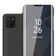 Etui i futerały do telefonów - Etui Cadorabo do Samsung Galaxy A81 / NOTE 10 LITE / M60s w kolorze TURMALINE BLACK Lustrzane etui ochronne Clear View z funkcją podstawki 360 stopni Etui z klapką na telefon komórkowy Etui książkowe - miniaturka - grafika 1