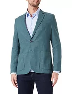 Marynarki męskie - s.Oliver Męska marynarka, slim fit, zielona, 90, zielony - miniaturka - grafika 1