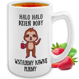 KUBEK Duży HALO HALO DZIEŃ DOBRY Biały Ceramiczny Super Prezent Top WZORY - Kubki KUBEK Duży HALO HALO DZIEŃ DOBRY Biały Ceramiczny Super Prezent Top WZORY - Kubki - miniaturka - grafika 1