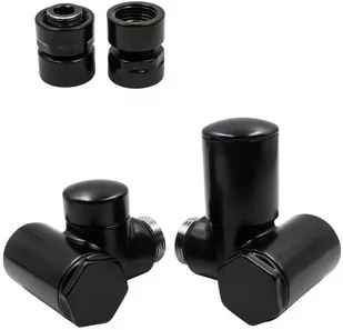 Varioterm Zawór regulacyjny INTEGRA ze złączką Pex/Cu /GZ1/2 /GW1/2 - czarny mat instalacja 1/2 - GW1/2 prawy IR24FK/P(GW1/2) - Zawory i kraniki - miniaturka - grafika 1