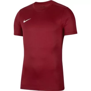 Odzież sportowa dziecięca - Nike, Koszulka dziecięca, Park VII Boys BV6741 677, bordowy, rozmiar L - grafika 1