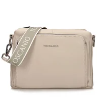 Torebki damskie - Pojemna listonoszka na wyjątkowym pasku E16 - miniaturka - grafika 1