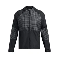 Kurtki damskie - Damska kurtka do biegania Under Armour UA Launch Elite Cw Jacket - czarna - UNDER ARMOUR - miniaturka - grafika 1