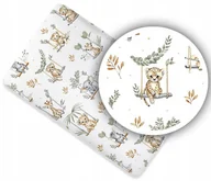 Prześcieradła dla dzieci - PRZEŚCIERADŁO BAWEŁNIANE DO DOSTAWKI 90x50 WZORY! - miniaturka - grafika 1