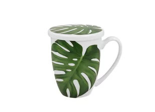 Duo Kubek z zaparzaczem 420 ml MONSTERA 5902693921356 - Kubki - miniaturka - grafika 1