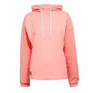 Bluzy damskie - Bluza Damska Z Kapturem Różowa Captain Mike Rozmiar L - miniaturka - grafika 1