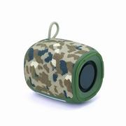 Głośniki przenośne - GEMBIRD PRZENOŚNY GŁOŚNIK BLUETOOTH LED SPK-BT-LED-03-CM RMS 2X 5W, WBUDOWANY MIKROFON, KOLOR KHAKI (MORO), USB, AUX, MICROSD - miniaturka - grafika 1