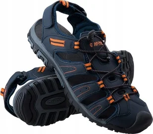 Hi-Tec SANDAŁY TIORE NAVY/DARK GREY/ORANGE 43 - Sandały męskie - miniaturka - grafika 1