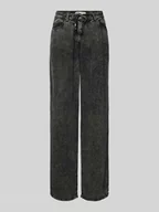 Spodnie damskie - Spodnie materiałowe o luźnym kroju w jeansowy stylu model ‘KENYA LIFE’ - miniaturka - grafika 1
