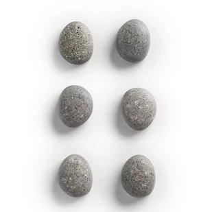 ZELLER Magnesy do notatek STONE polyresin 6 sztuk ZELLER 11219 - Magnesy - miniaturka - grafika 1