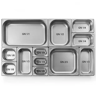 Pokrywka stalowa do pojemnika GN Kitchen Line GN 1/4 - Hendi 806852 - Pojemniki kuchenne - miniaturka - grafika 1
