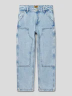 Spodnie i spodenki dla chłopców - Jeansy z wpuszczanymi kieszeniami model ‘CHRIS’ - miniaturka - grafika 1