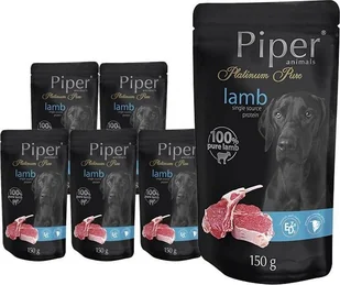 Mokra karma dla psa Piper Platinum Pure jagnięcina zestaw 10 x 150 g - Mokra karma dla psów - miniaturka - grafika 1