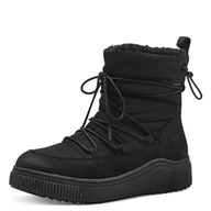 Moda i Uroda OUTLET - Tamaris Comfort damskie buty z podszewką śnieżną Tex, modne, czarne, 37 EU, czarny, 37 EU - miniaturka - grafika 1