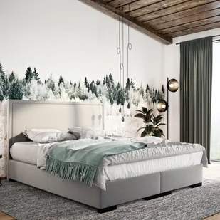 NewDesign Łóżko Simple kontynentalne 200x200 bez pojemnika, grupa 1 - Łóżka - miniaturka - grafika 1