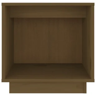 Lumarko Szafka nocna, miodowy brąz, 40x30x40 cm, drewno sosnowe - Szafki nocne - miniaturka - grafika 5