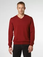 Swetry męskie - Finshley & Harding - Sweter męski z dodatkiem kaszmiru, czerwony|pomarańczowy - miniaturka - grafika 1