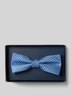 Krawaty i muchy męskie - Mucha jedwabna z fakturowanym wzorem - miniaturka - grafika 1