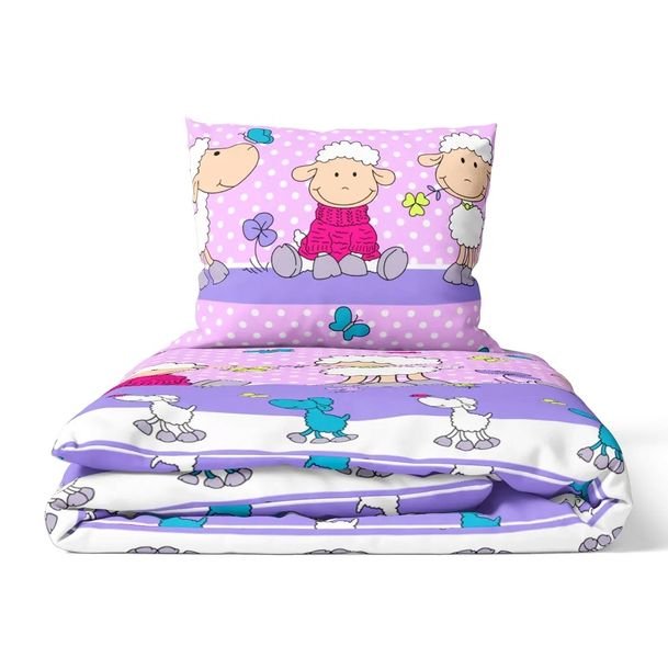 POŚCIEL DZIECIĘCA 90x120 + 40x60 100% BAWEŁNA certyfikat 2-el do Łóżeczka 1