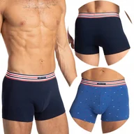 Majtki męskie - Bokserki Męskie 2 PARY Majtki Bawełniane Modne Wygodne Dopasowane LAMA XXL - miniaturka - grafika 1