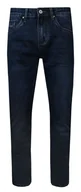 Spodnie męskie - Spodnie, Ciemne JEANSY, Regular Fit, Męskie, Zwężana Nogawka -PAKO JEANS - Pako Jeans - miniaturka - grafika 1