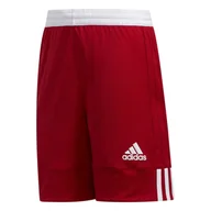 Koszykówka - Dziecięce Spodenki ADIDAS 3G SPEE REV SHR DY6627 – Czerwony - miniaturka - grafika 1