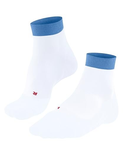 FALKE Mężczyźni Skarpety do biegania RU4 Endurance Short M Sso Bawełna przeciw pęcherzom cienkie 1 Para, Biały White 2009, 46-48