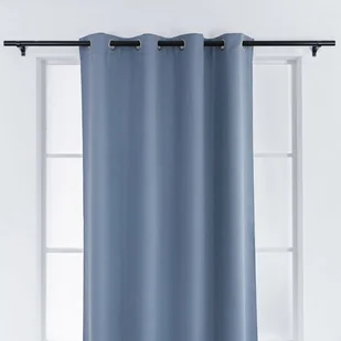 Zasłona Beatris 140 x 260 cm niebieska - Zasłony - miniaturka - grafika 1