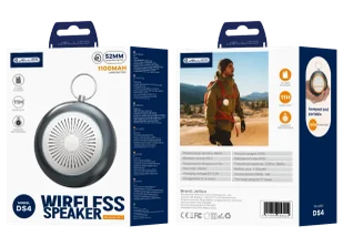 JELLICO głośnik bezprzewodowy DS4 Czarny - Głośniki przenośne - miniaturka - grafika 1